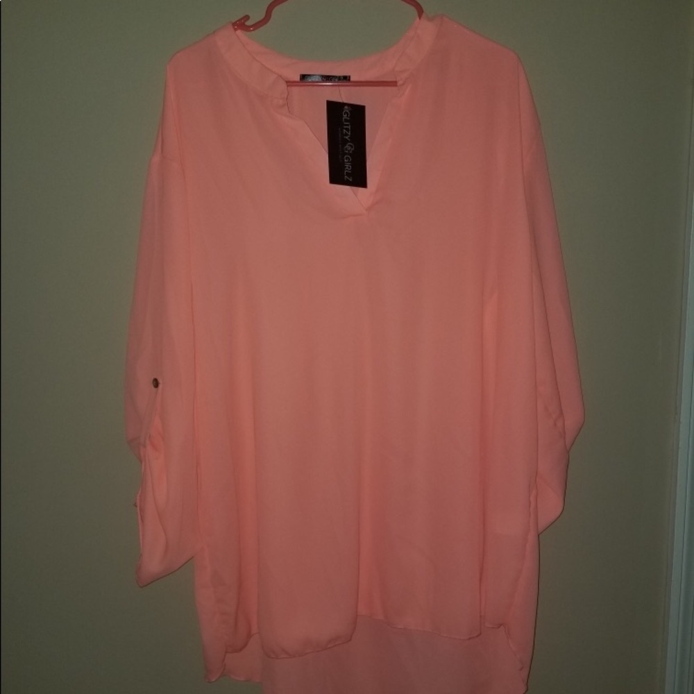 Coral pinkish blouse